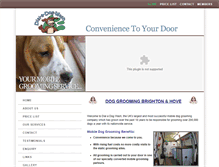 Tablet Screenshot of dialadogwashbrighton.co.uk